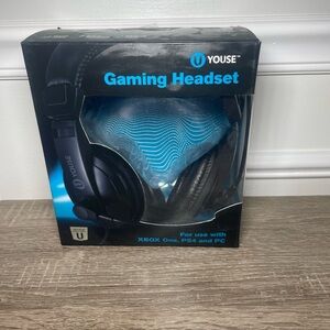 U-YOUSE Gaming Headset Compatible w/ Xbox One, Series X, PS4, PS5 Switch & PC#21